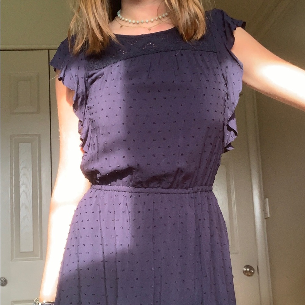 Black poka dot dress never used before